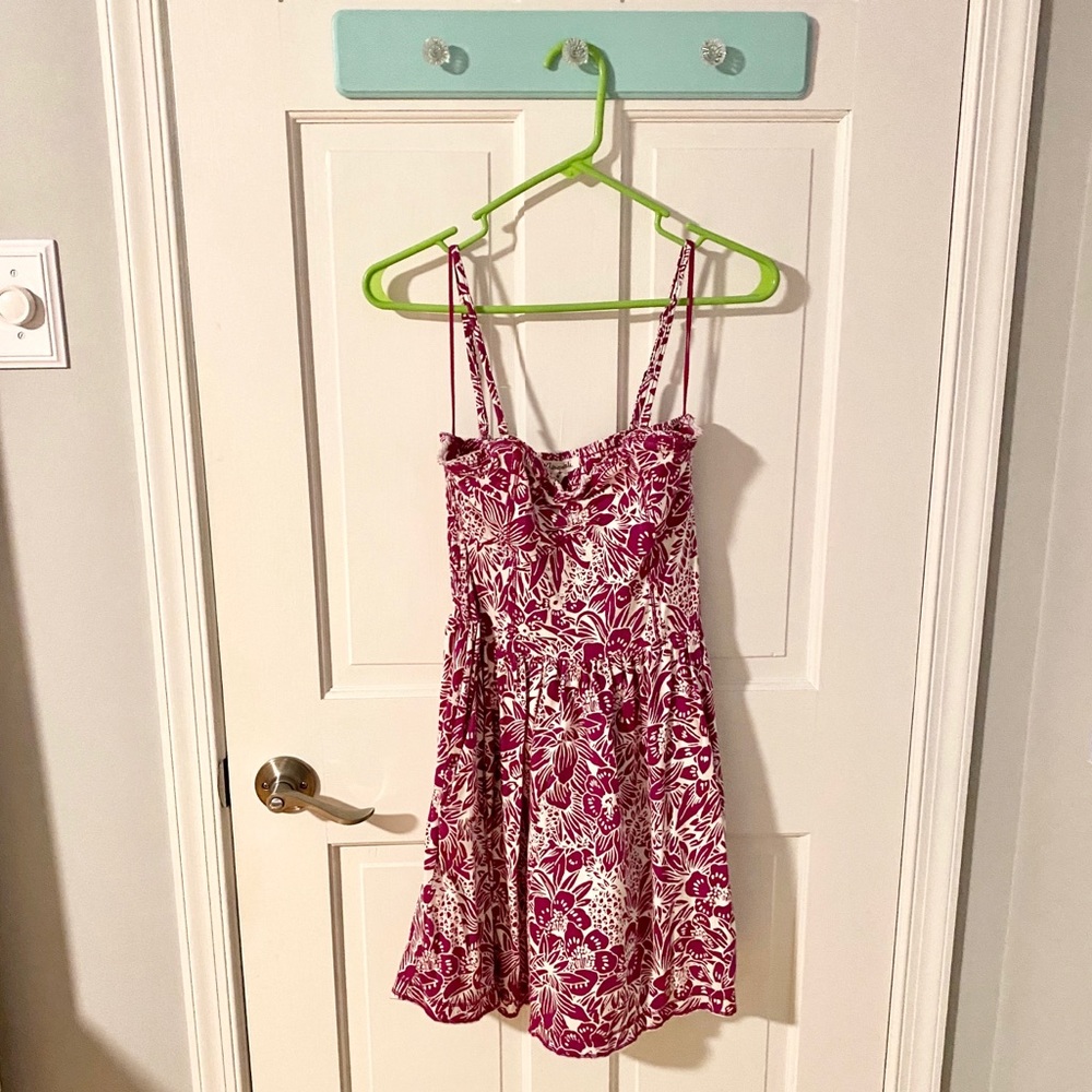 Floral Pink Summer Dress